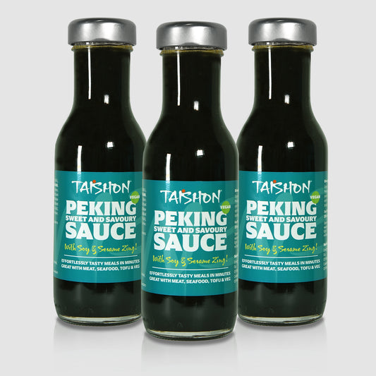 TAISHON PEKING SWEET AND SAVOURY SAUCE (CASE OF THREE) (VEGAN)