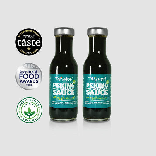 TAISHON PEKING SWEET AND SAVOURY SAUCE (VEGAN) TWIN PACK