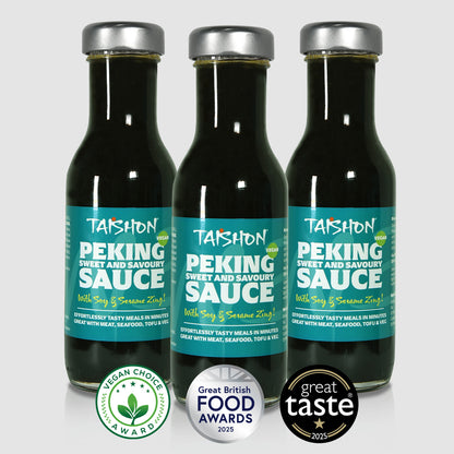 TAISHON PEKING SWEET AND SAVOURY SAUCE (CASE OF THREE) (VEGAN)